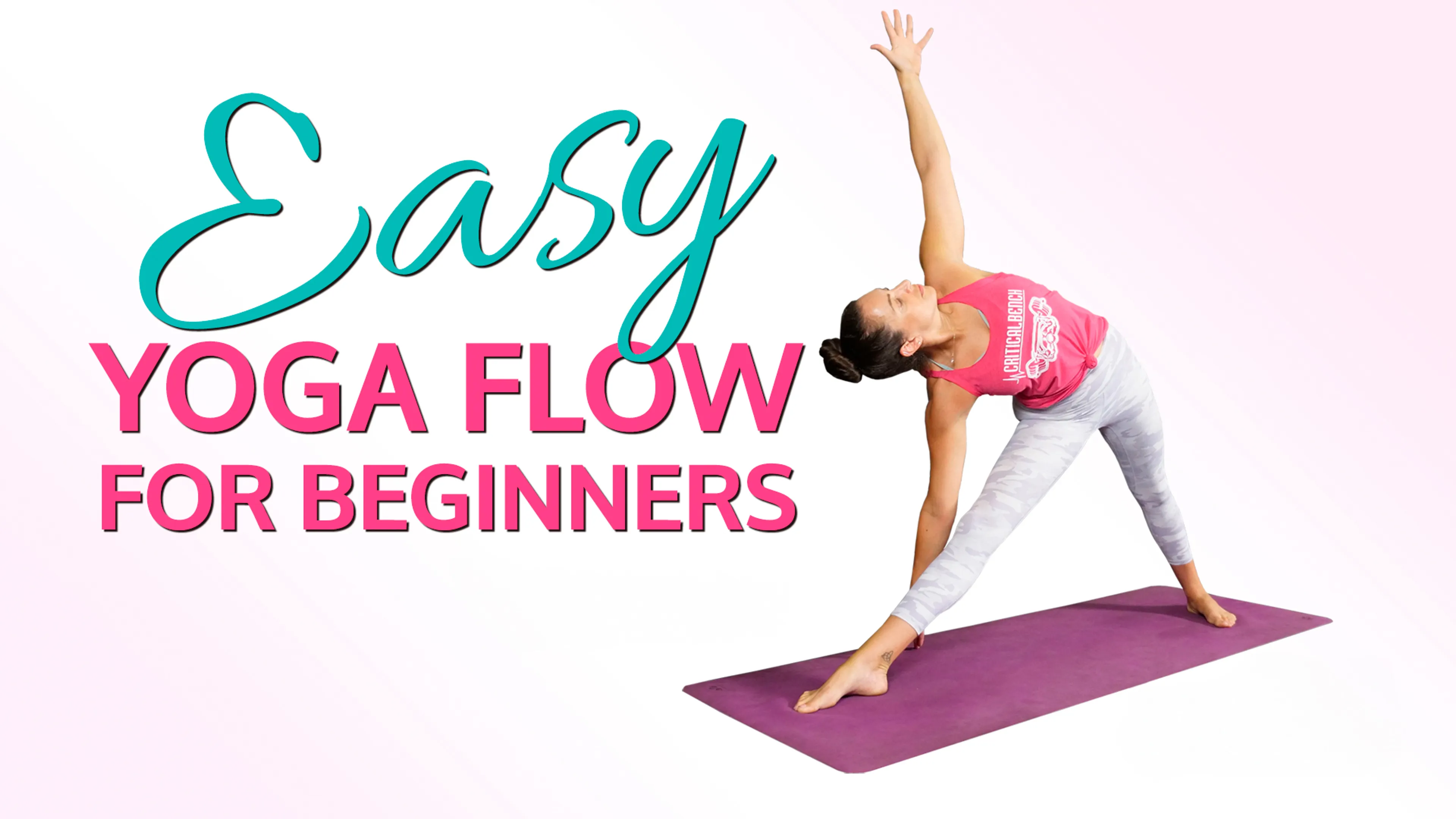 Easy Yoga Flows for Beginners poster